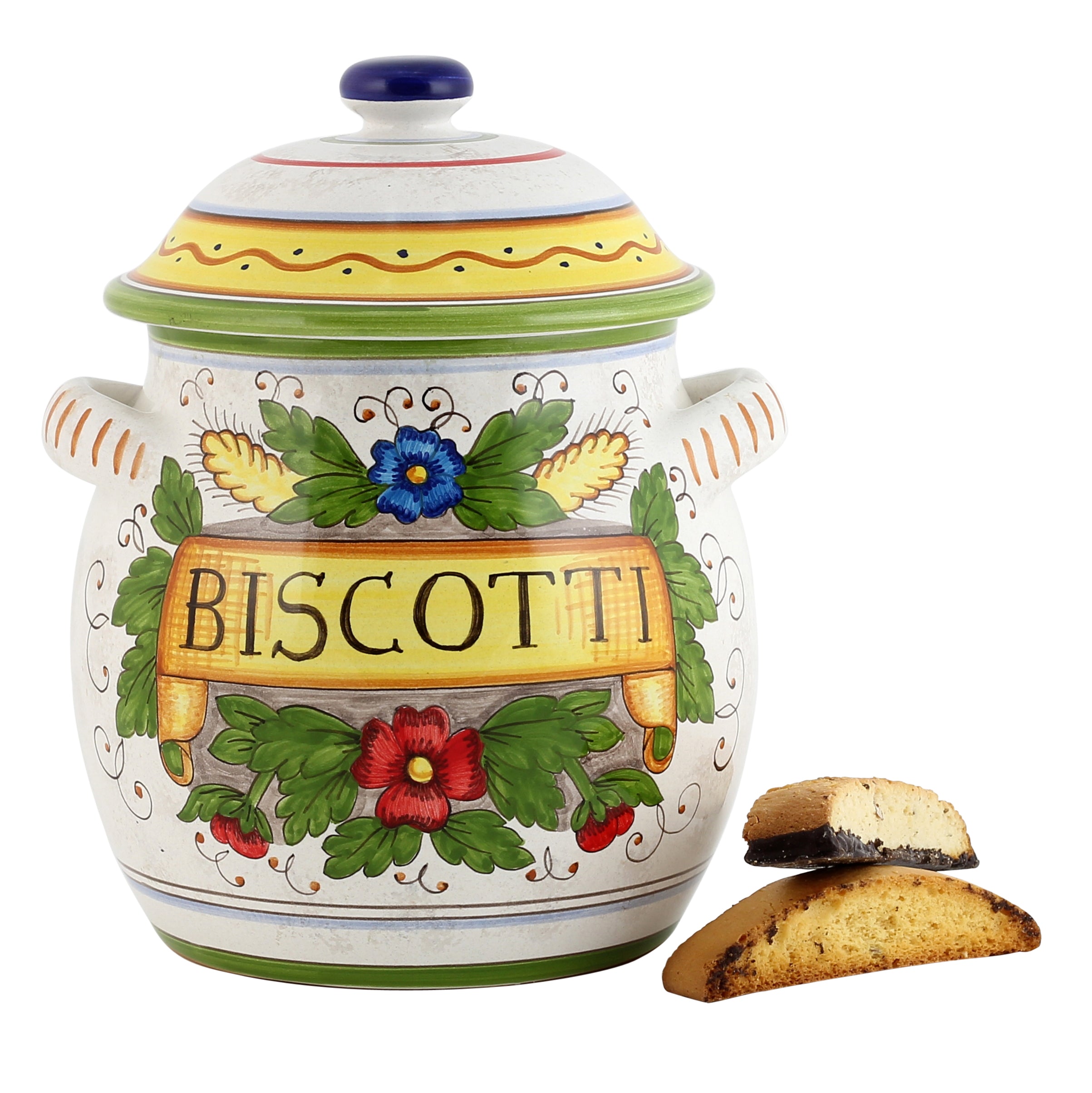 Deruta of Italy Rustica Biscotti Jar - Thumbnail 4
